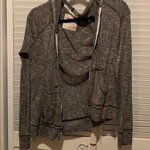 Vintage patterned zip up